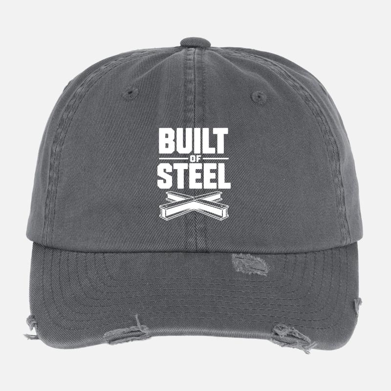 Construit en acier Casquette vintage effet usé Flexfit