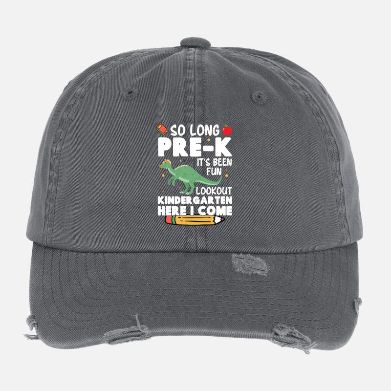 Costume de maternelle de dinosaures avec Casquette vintage effet usé Flexfit