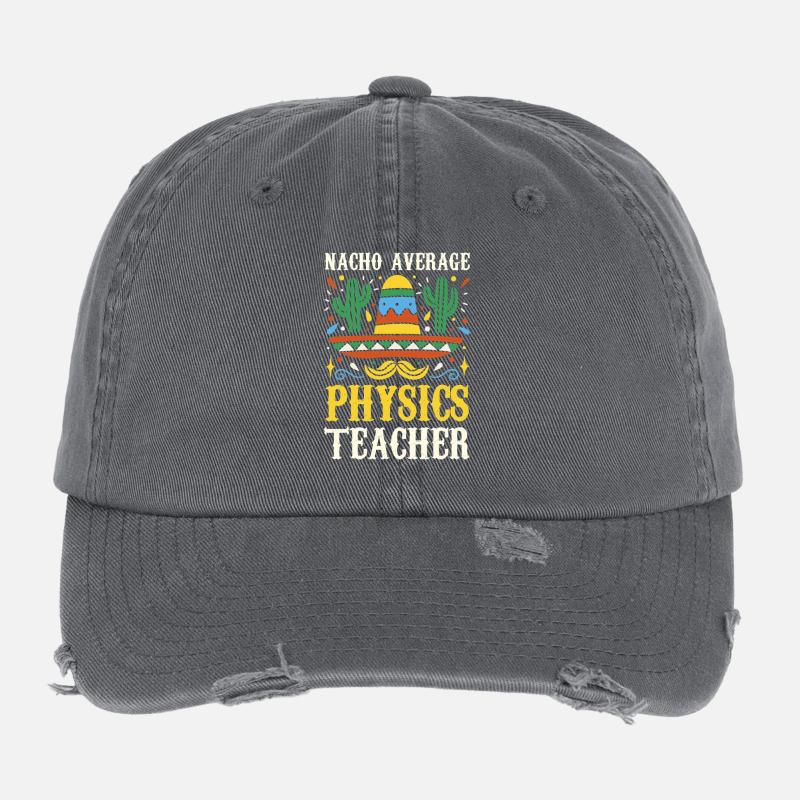 Nacho Average Physics Lehrer Flexfit Vintage Destroyed Cap