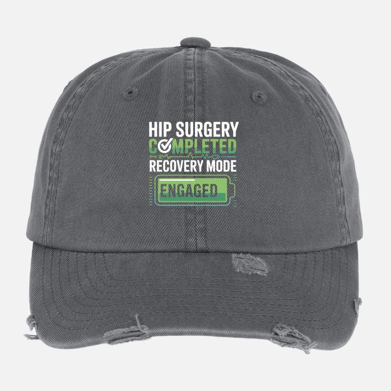 Mode de récupération de la chirurgie de la hanche actif Casquette vintage effet usé Flexfit