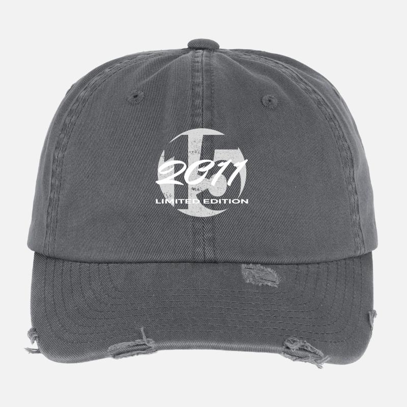 15. Geburtstag 2011 Jungen und Mädchen Geschenk Flexfit Vintage Destroyed Cap