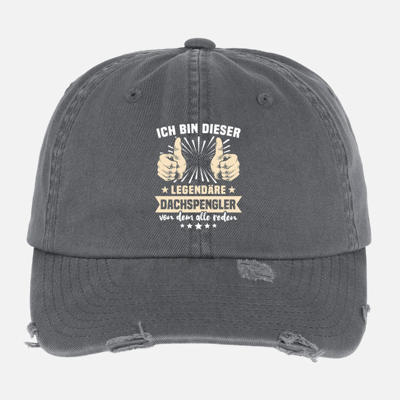 Dachspengler sayings Flexfit Vintage Destroyed Cap