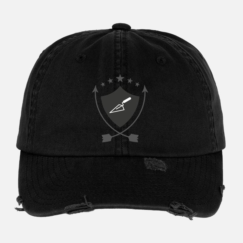 Carreleur – pro carrelage pose précision métier  Casquette vintage effet usé Flexfit