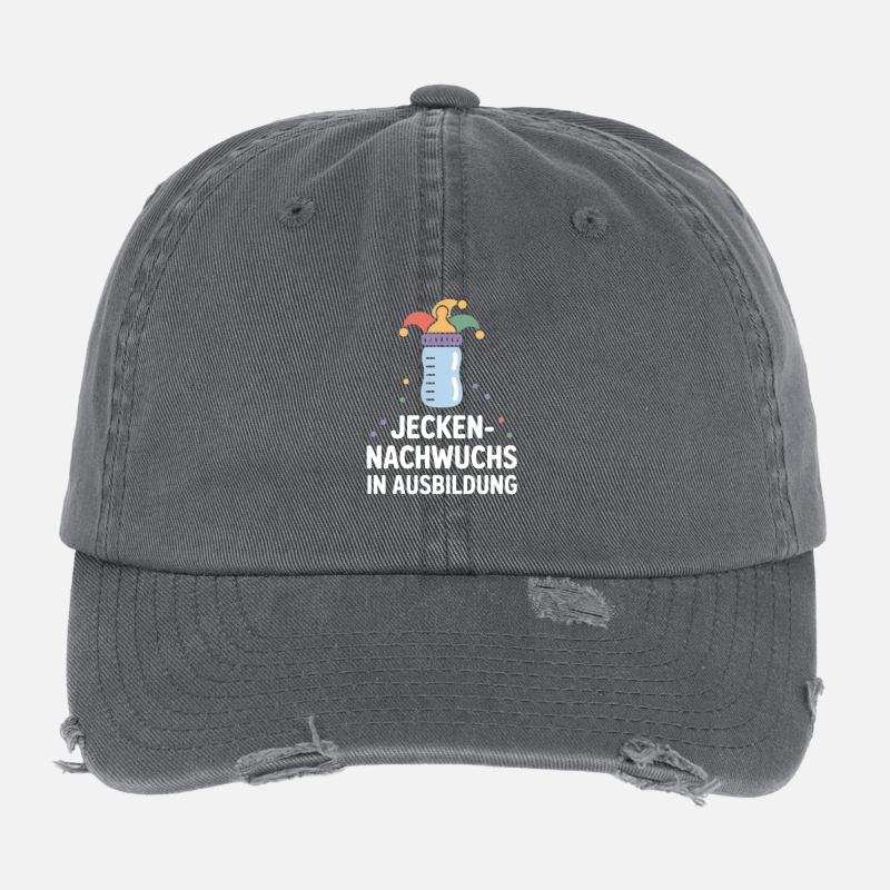 Jecken Enfant en formation Bébé de Carnaval Casquette vintage effet usé Flexfit
