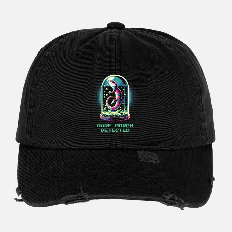Seltener Morph entdeckt | Reptilien Morphs Flexfit Vintage Destroyed Cap