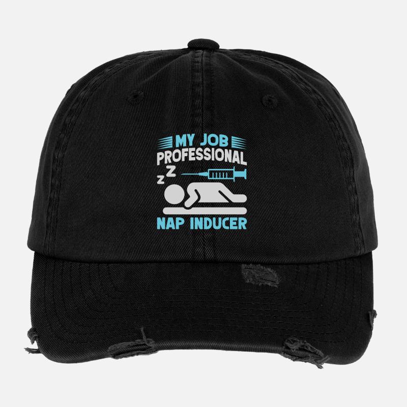 Anesthésiste Anesthésie professionnelle Casquette vintage effet usé Flexfit