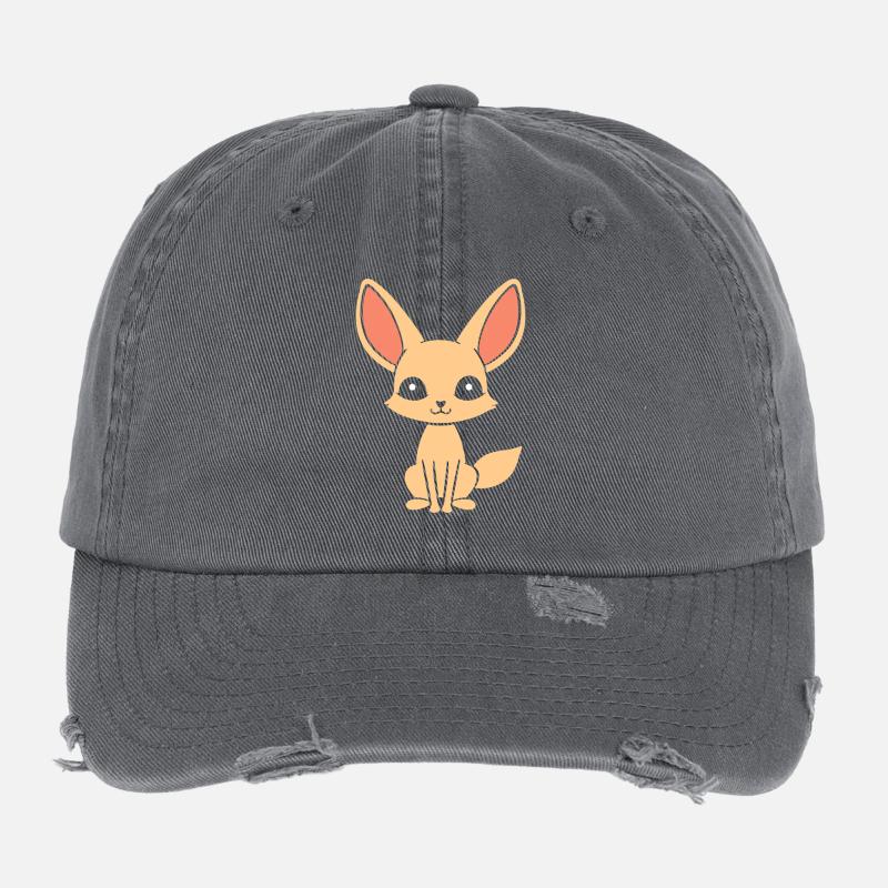 fennec Casquette vintage effet usé Flexfit