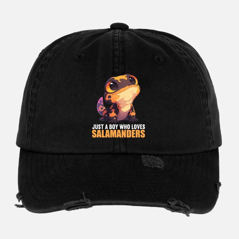 Feuersalamander Salamander Flexfit Vintage Destroyed Cap