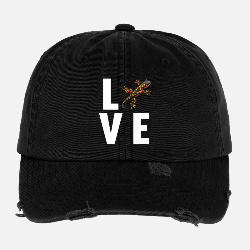 Salamandra di Fuoco Salamandra - Cappellino vintage effetto usato Flexfit - nero