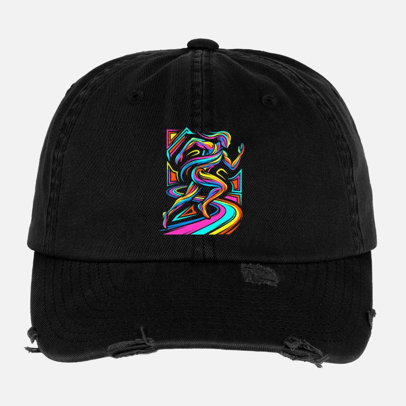 Läufer Flexfit Vintage Destroyed Cap