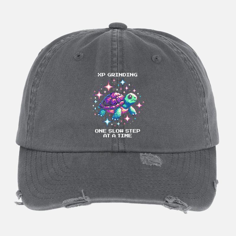 Grinding XP | Turtle Flexfit Vintage Destroyed Cap