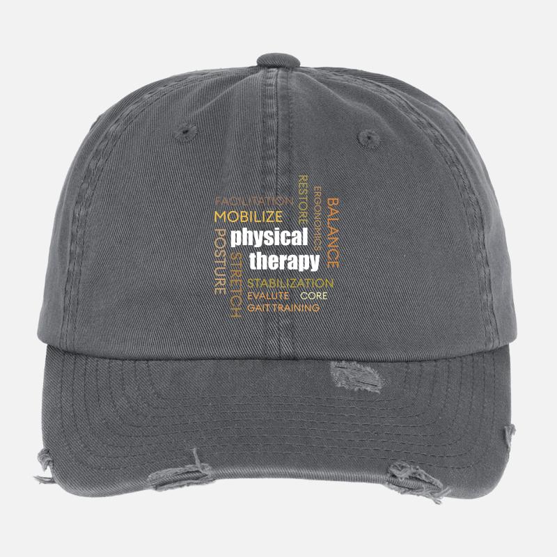Nuage de mots en physiothérapie : Mobilisation Casquette vintage effet usé Flexfit