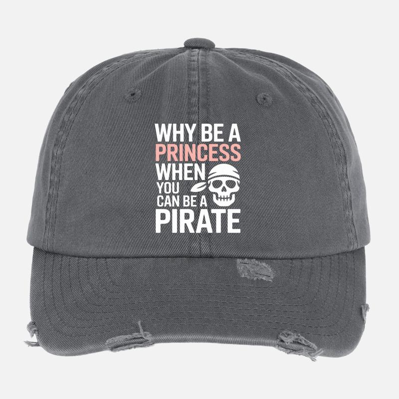 Pirate Princess Boldness Flexfit Vintage Destroyed Cap