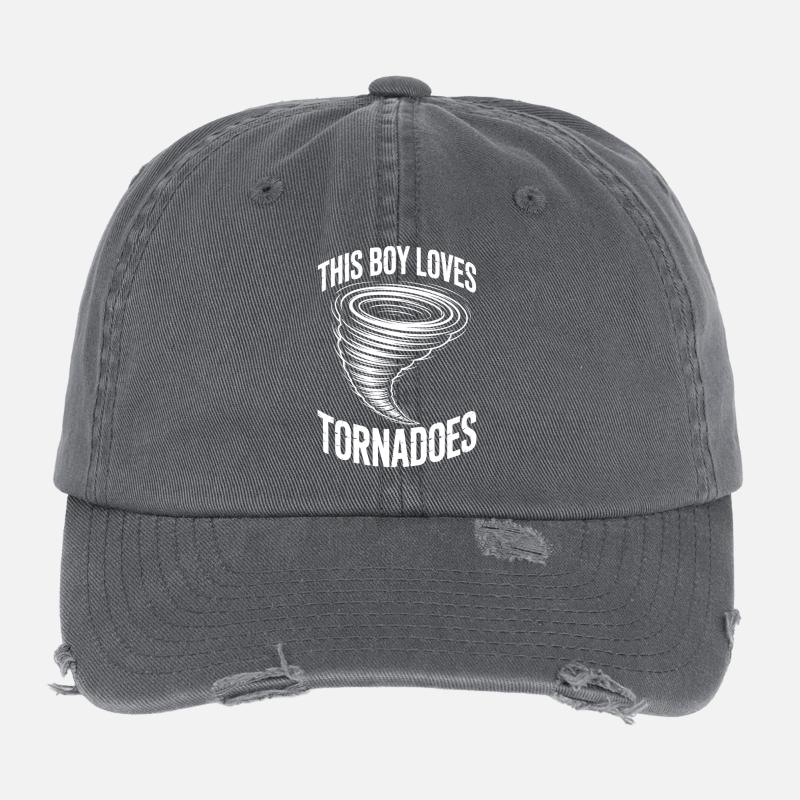 Tornado Sayings Tornadoes Funny Tornado Gift Flexfit Vintage Destroyed Cap