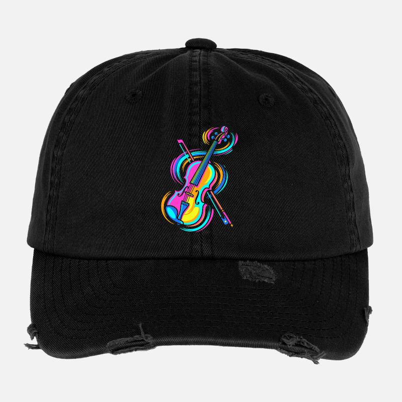 Geige Flexfit Vintage Destroyed Cap