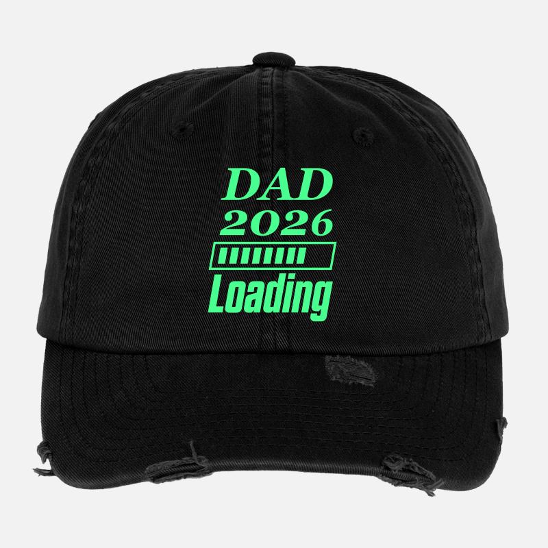PAPA 2026 Chargement Casquette vintage effet usé Flexfit