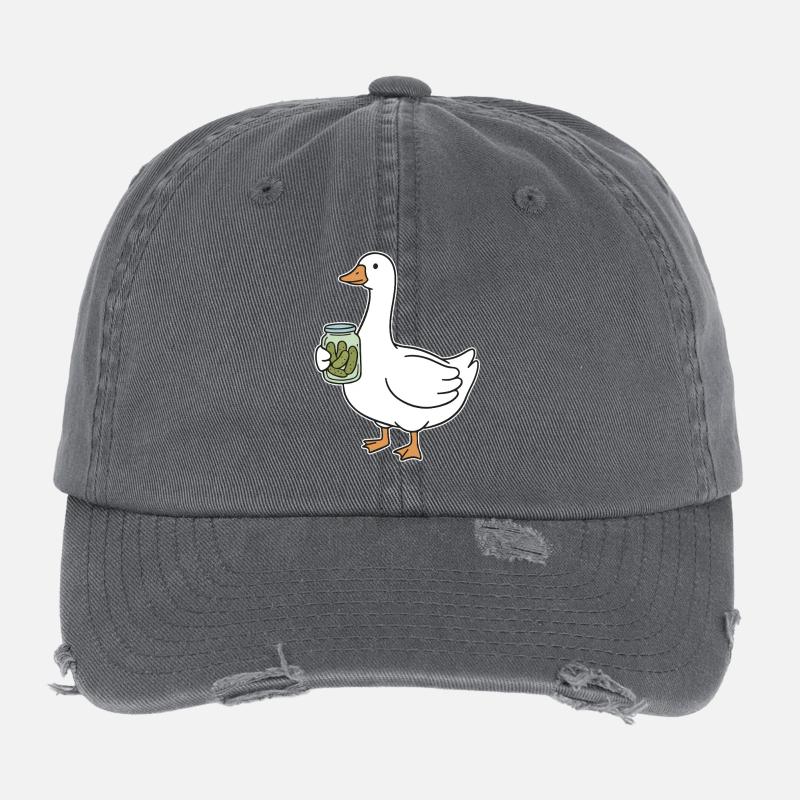 Baissez-vous avec des concombres en bocal Mason Casquette vintage effet usé Flexfit