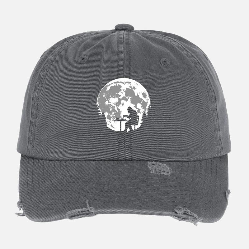 Bigfoot Chess Casquette vintage effet usé Flexfit