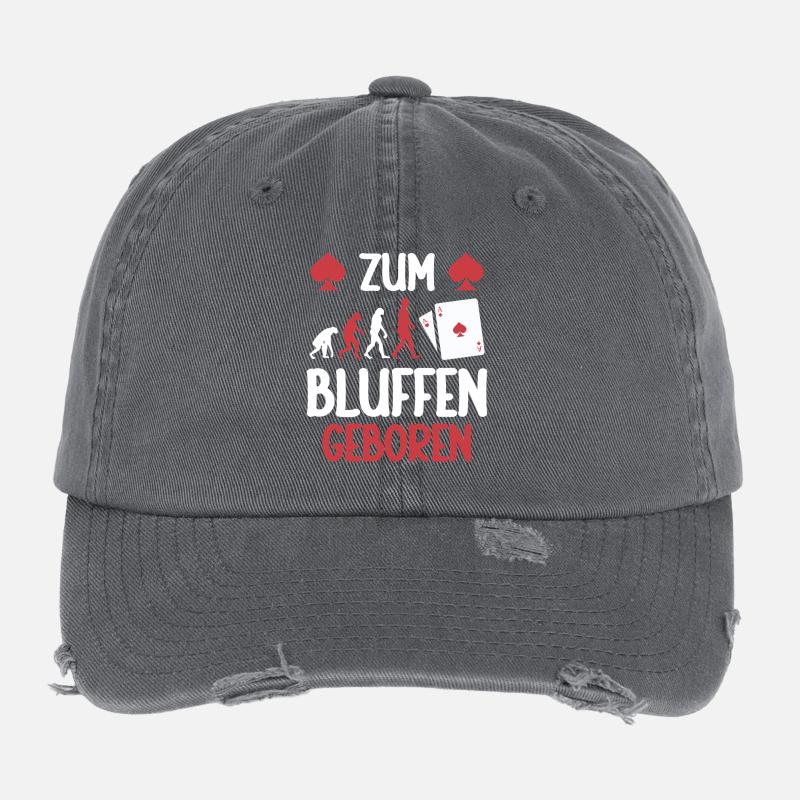 Born to bluff Flexfit Vintage Destroyed Cap