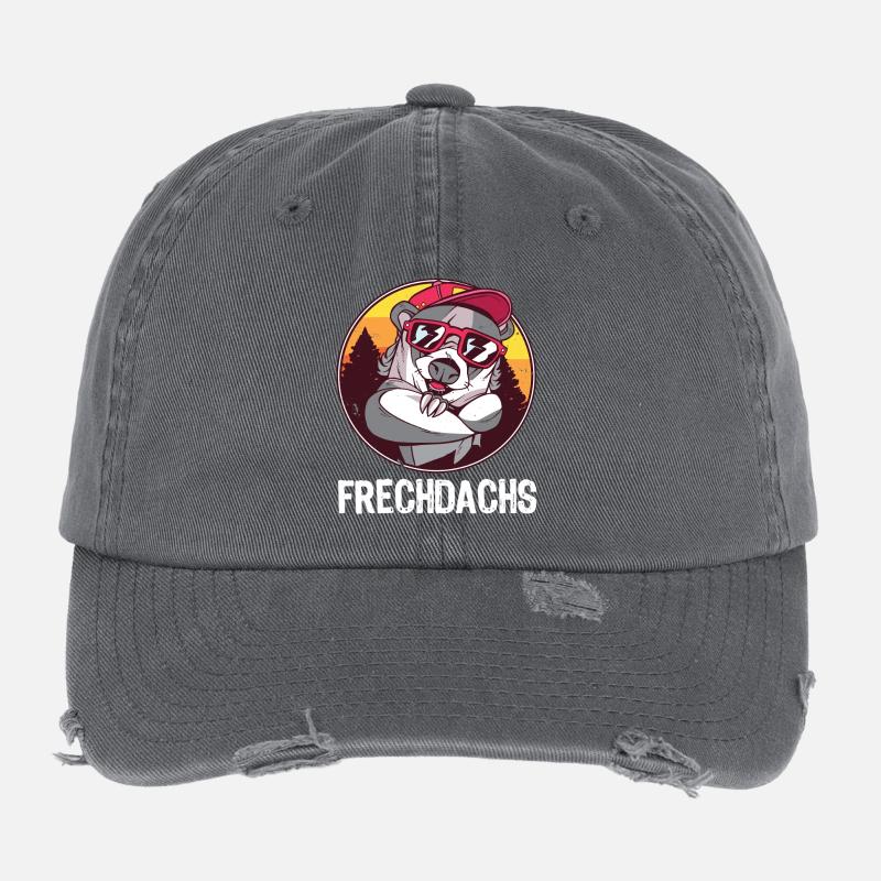 Frechdachs – Der freche Spitzbube Flexfit Vintage Destroyed Cap