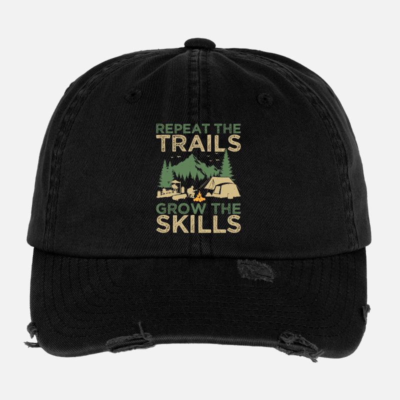 Chef scout Repeat The Trails Scout Casquette vintage effet usé Flexfit