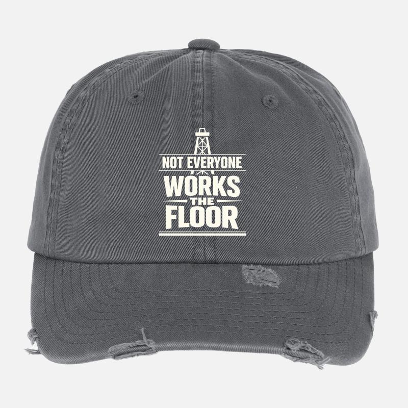 Surface de forage de forage offshore Surface de forage Casquette vintage effet usé Flexfit