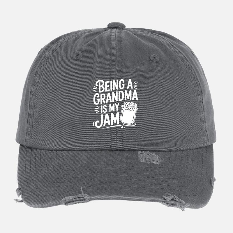 Être grand-mère, c’est mon truc Casquette vintage effet usé Flexfit