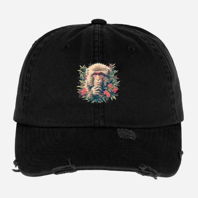 Makaken Makake Flexfit Vintage Destroyed Cap