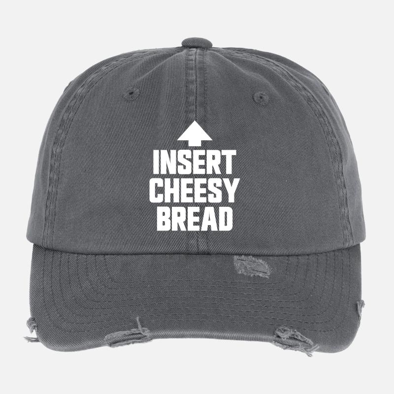 Pain au fromage (plat préféré) Casquette vintage effet usé Flexfit