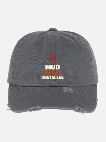 Obstacle Course Racer Obstacle Course Ocr - Flexfit Vintage Destroyed Cap - dark grey - Front