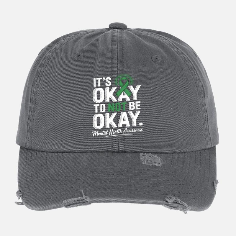 Sensibilisation à la santé mentale – C’est normal, pas acceptable Casquette vintage effet usé Flexfit