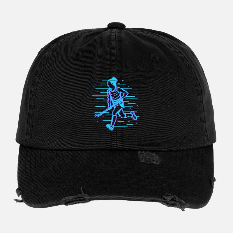 Hockey player Flexfit Vintage Destroyed Cap