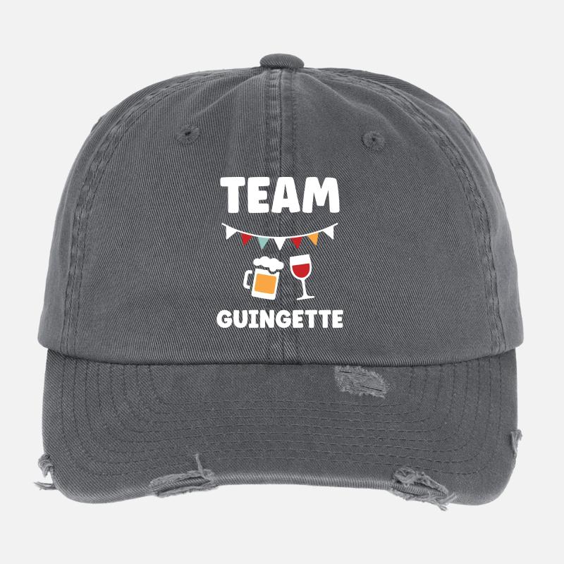 Festive Guinguette Team Flexfit Vintage Destroyed Cap