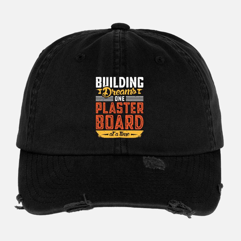 Drywall Drywall Builder Drywall Fitter Flexfit Vintage Destroyed Cap