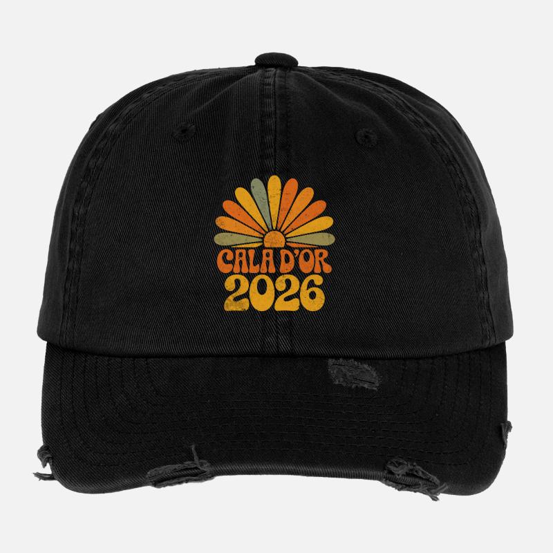 Cala d’Or 2026 Sunbeams Casquette vintage effet usé Flexfit