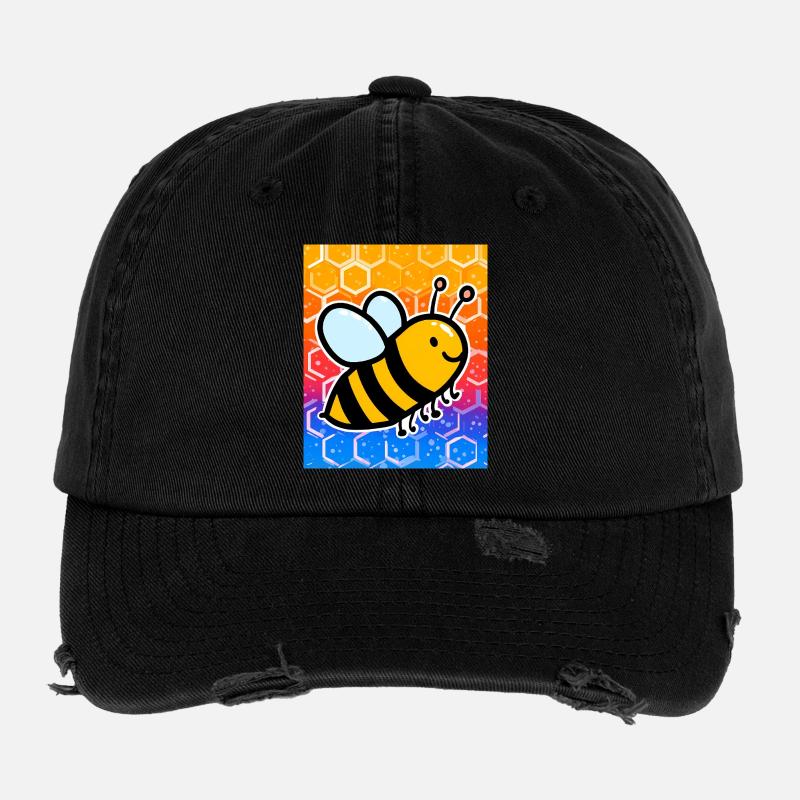 Biene Flexfit Vintage Destroyed Cap