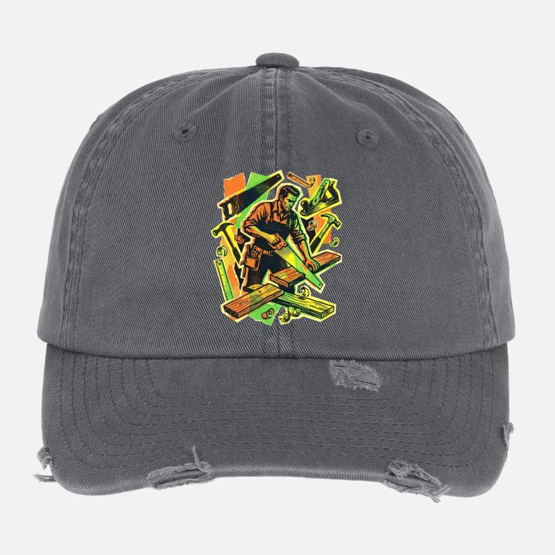 Artisan Carpenter Vintage Flexfit Vintage Destroyed Cap