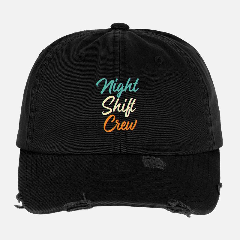Équipe de nuit Casquette vintage effet usé Flexfit