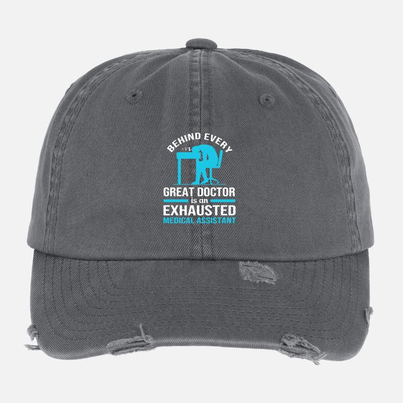 Assistant médical MFA Casquette vintage effet usé Flexfit