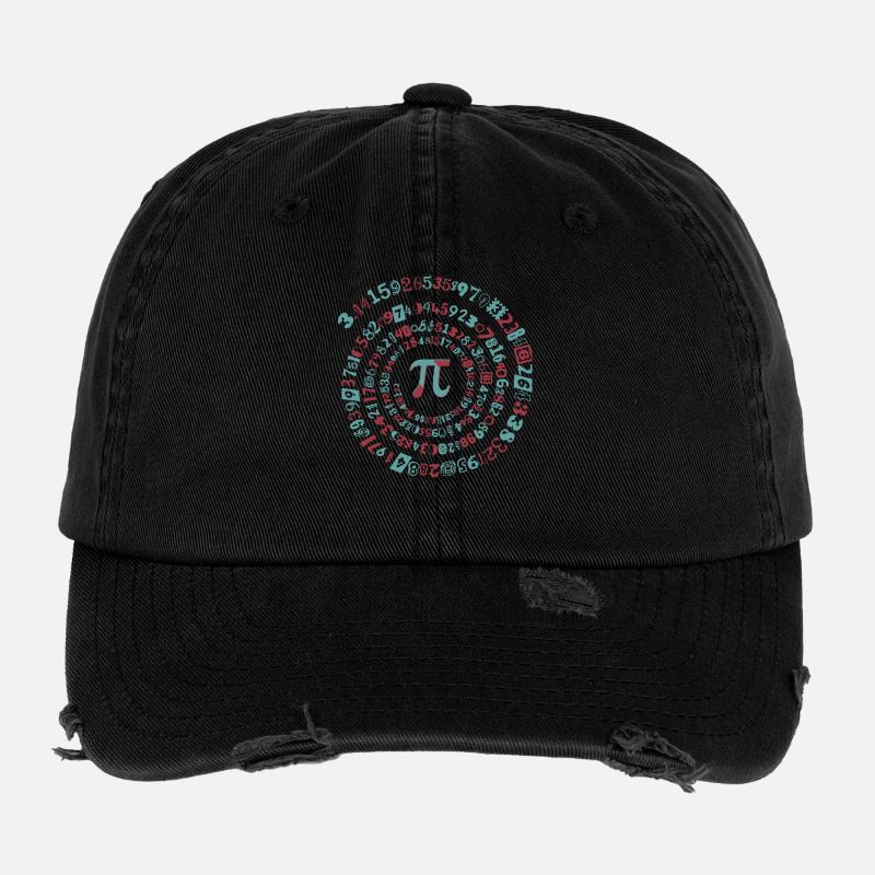 Pi - Mathématiques Casquette vintage effet usé Flexfit