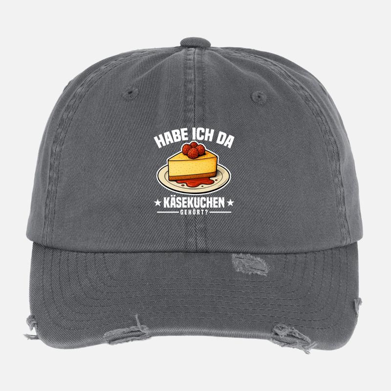 Käsekuchen Flexfit Vintage Destroyed Cap