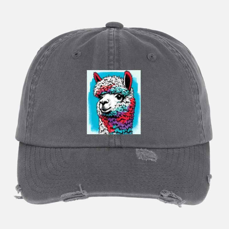 Alpaga Casquette vintage effet usé Flexfit