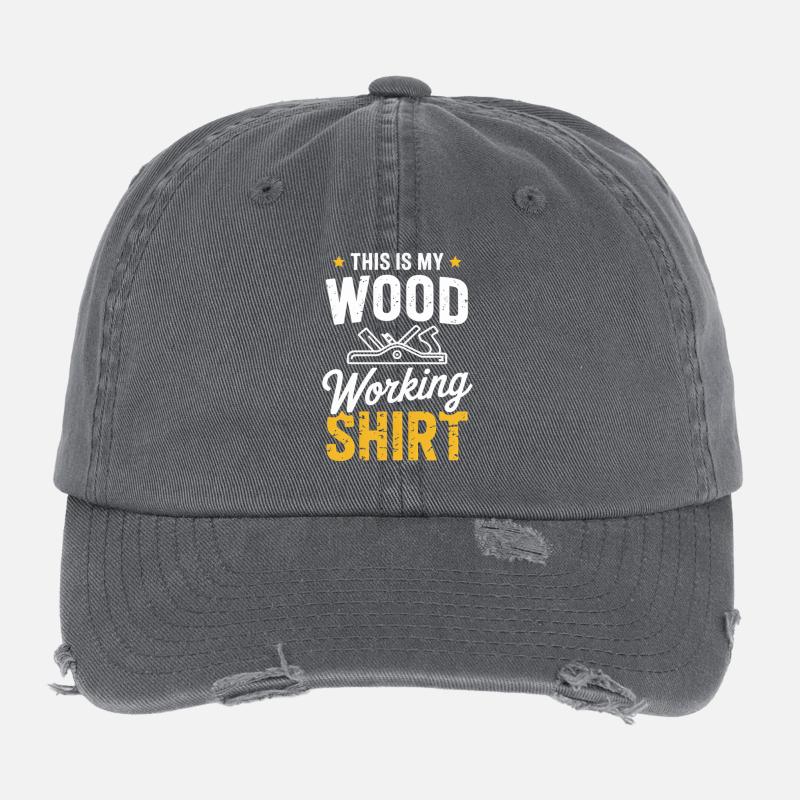 Cette chemise de menuiserie Casquette vintage effet usé Flexfit