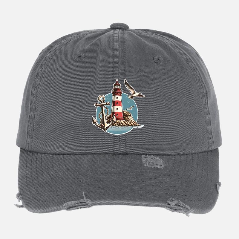Leuchtturm Flexfit Vintage Destroyed Cap