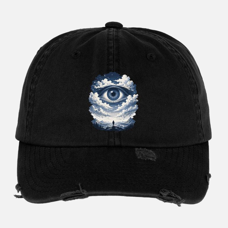 Tageblick Im Wolkenauge Flexfit Vintage Destroyed Cap