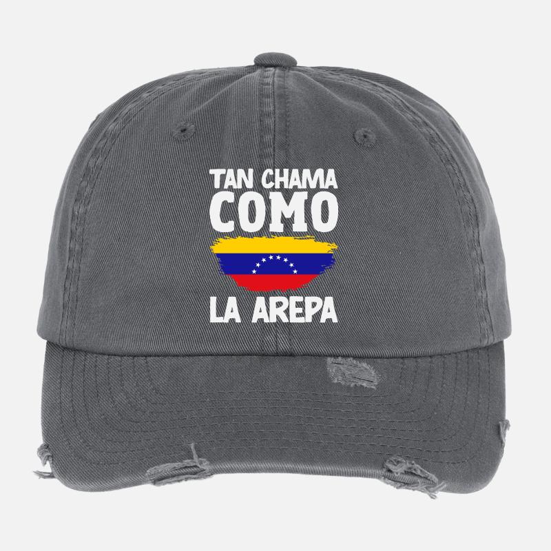 Venezuela Flagge Stolz & Heimat Venezuela Flexfit Vintage Destroyed Cap