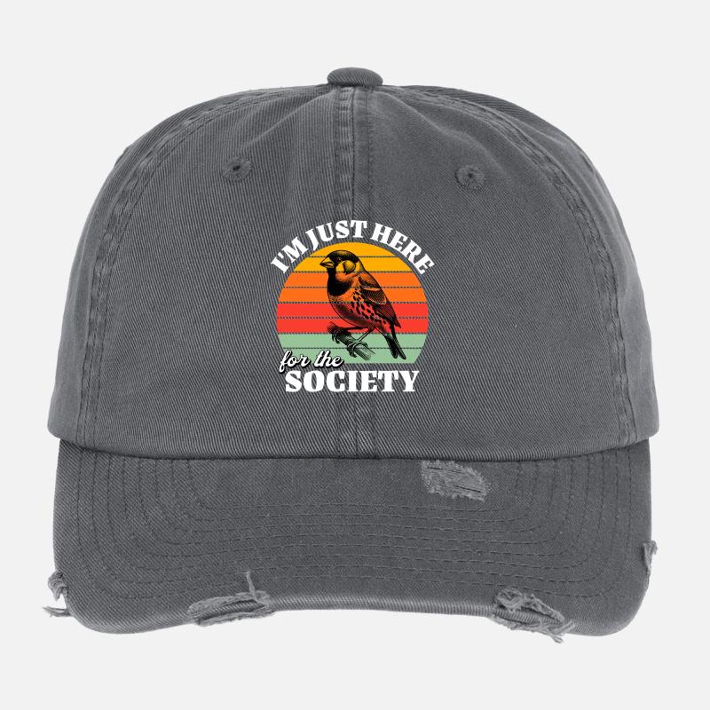 Lustige Japanisches Mövchen Sprüche Flexfit Vintage Destroyed Cap