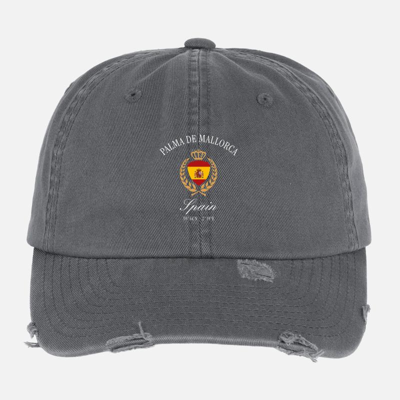 Palma de Mallorca Spanien – Reise Souvenir Flexfit Vintage Destroyed Cap