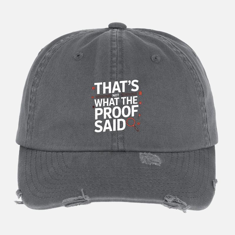 Print Designer That's Not What Pattern Designer Flexfit Vintage Destroyed Cap