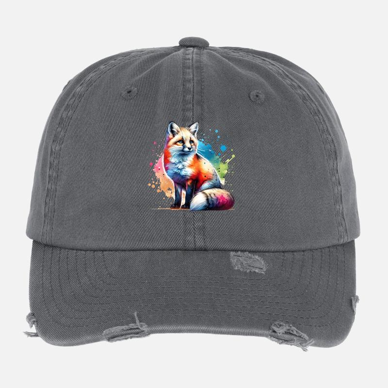 Don Swiftfox Casquette vintage effet usé Flexfit
